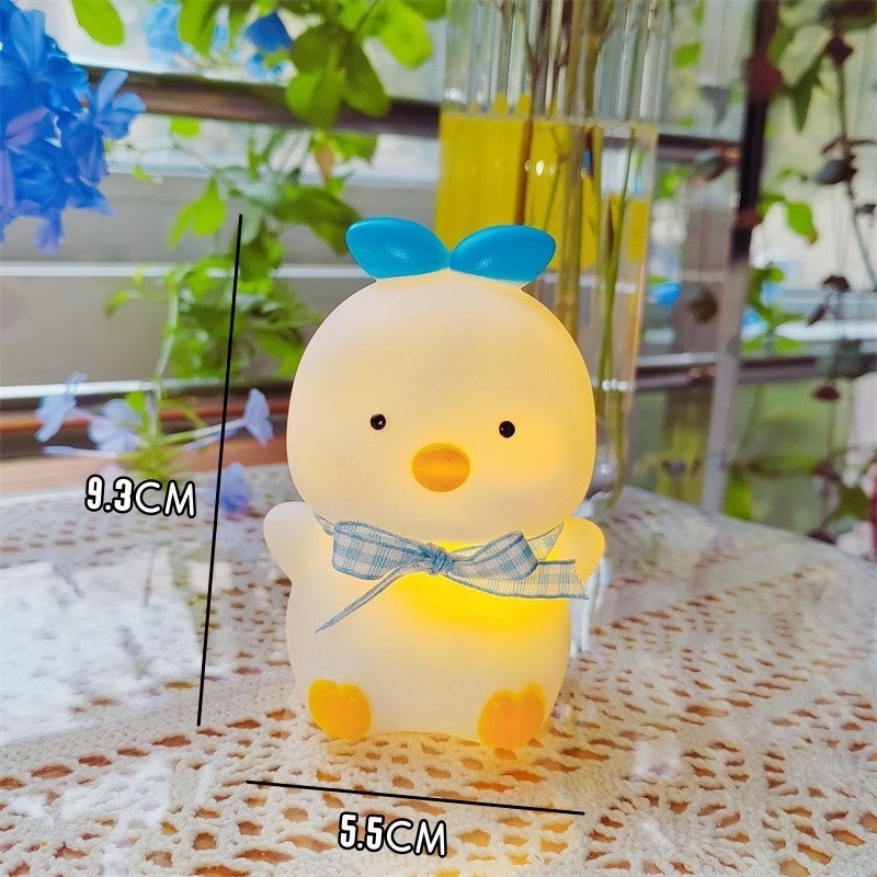 Adorable Bear and Duck Vinyl Night Lights for Indoor Birthday Decor|Home Decor Lighting