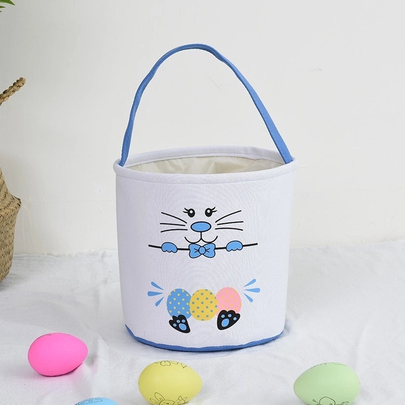 Minimalist Easter Rabbit Cloth Basket for Daily Use | Home Decor & Seasonal Accessories