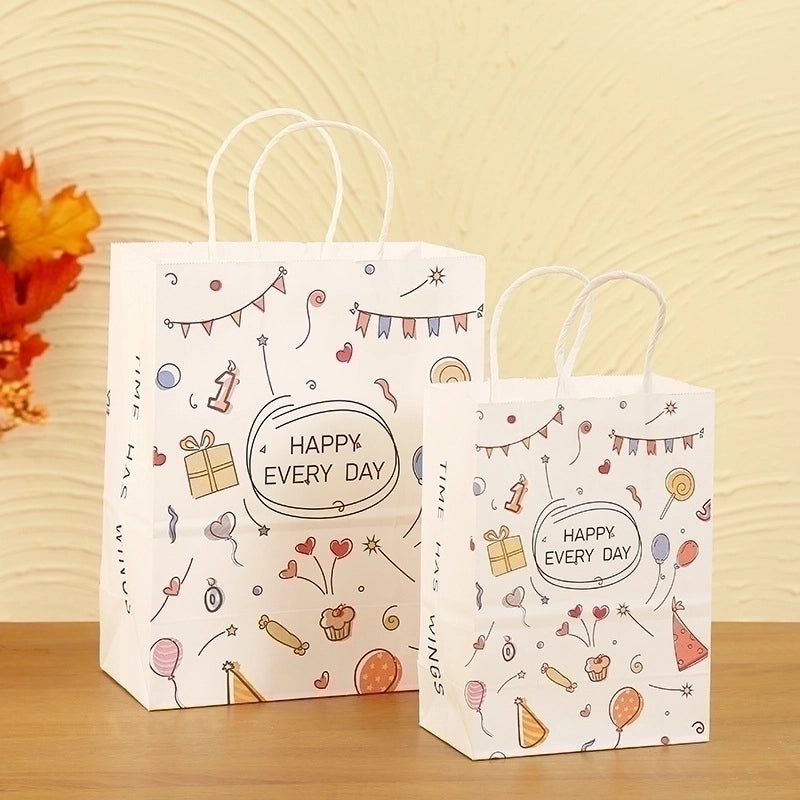 Watermelon Cartoon Kraft Paper Gift Bag for Daily Use 1 Piece|Gift Bags & Wrapping Supplies