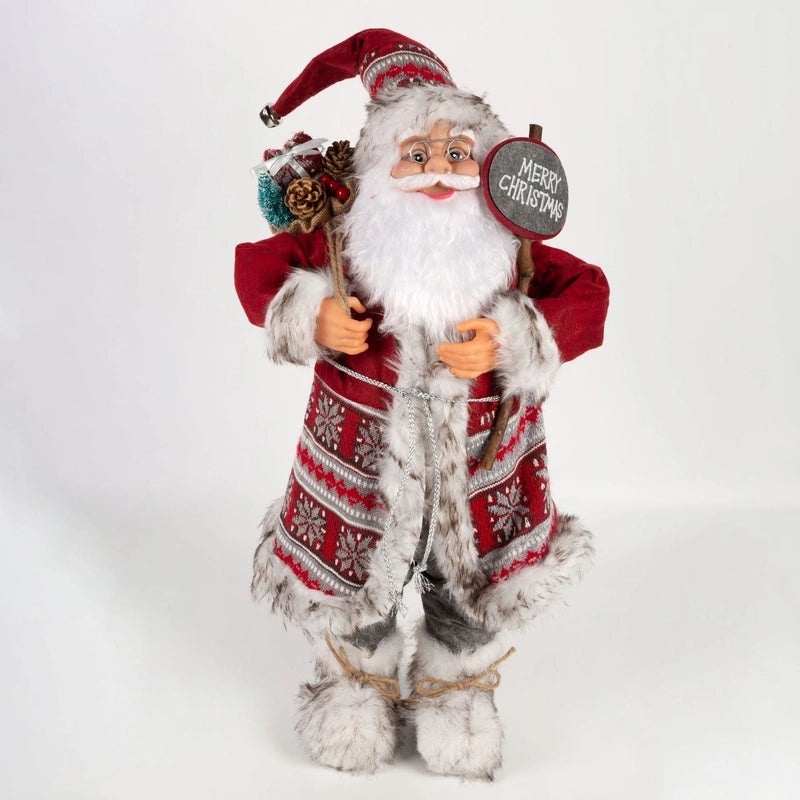 Festive Santa Claus PVC Christmas Party Decorations|Holiday Party Supplies