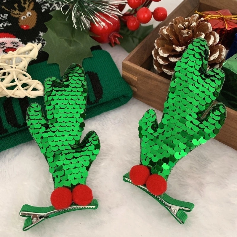 Festive Reindeer Antler Hair Clip for Daily Wear|Hair Accessories