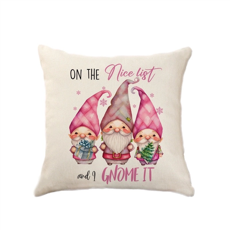 Christmas Holiday Letter Polyester Pillow Covers Couch Sofa Decoration|Home Decor Cushion Covers