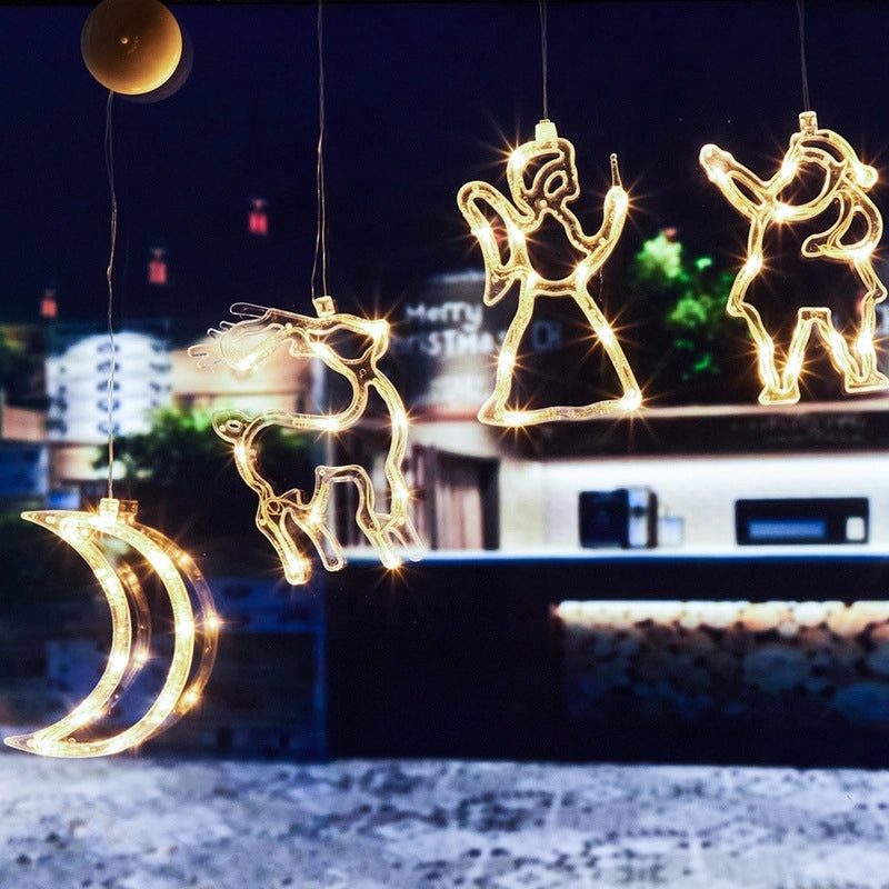 Christmas Star String Lights Minimalist Design Plastic Party Decor|Home Decor & Lighting