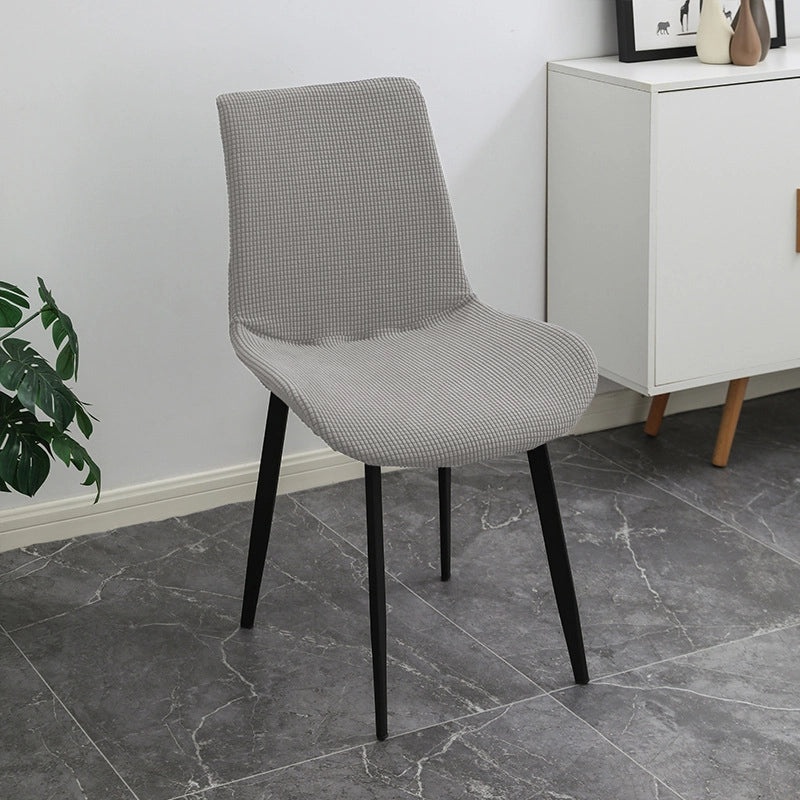 Boat-shaped Stretch Chair Cover Thickened Pineapple Pattern Nordic Style All-Season Dining Chair Slipcover|Home Decor & Furniture