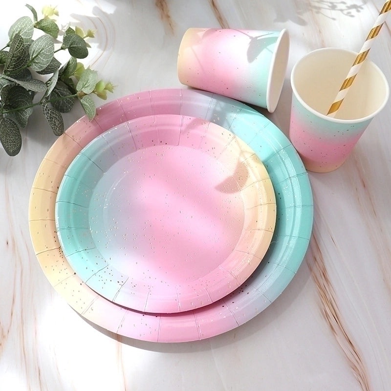 Elegant Gradient Wooden Tableware Set|Home & Kitchen Accessories