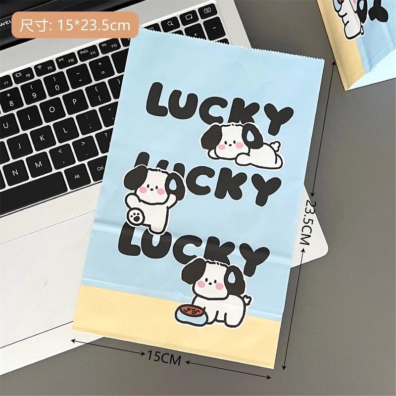 Plaid Kraft Paper Birthday Gift Bag Single Piece | Birthday Gift Bags