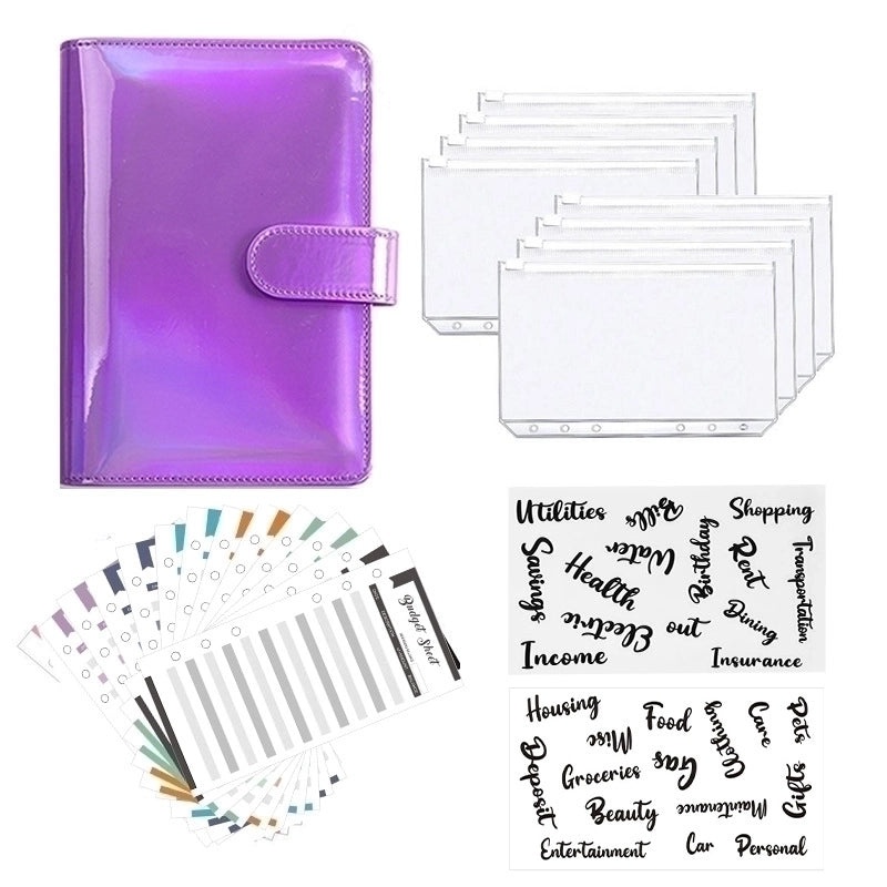 Solid Color PU Leather Spiral Notebook Set for Study Retro Classic Design|Stationery & Notebooks