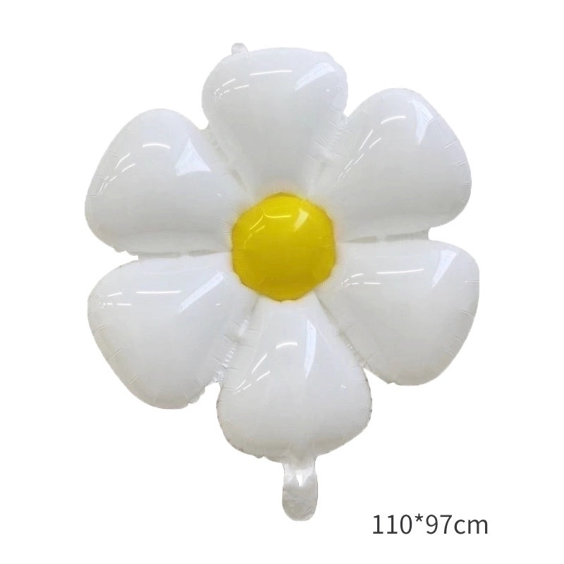 Birthday Rose and Daisy Flower Aluminum Foil Balloon for Party Decorations|Party Supplies Balloons