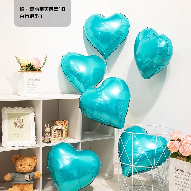 Minimalist Heart Shape Aluminum Foil Balloons for Party Festival Decoration|Party Decorations