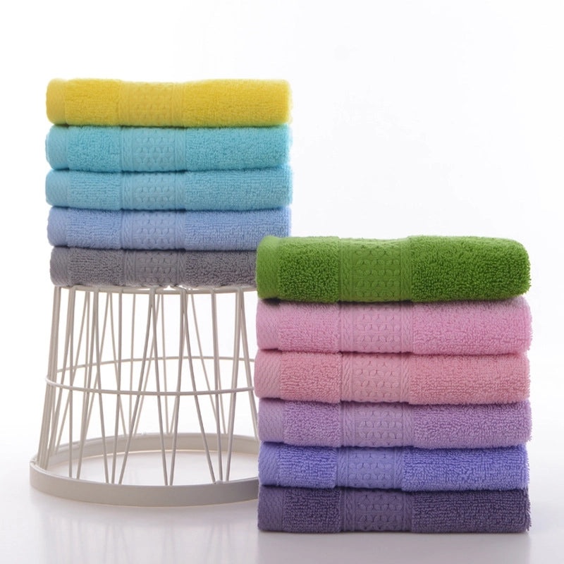 Soft Cotton Square Face Towel Highly Absorbent Household Use|Home Textiles & Towels