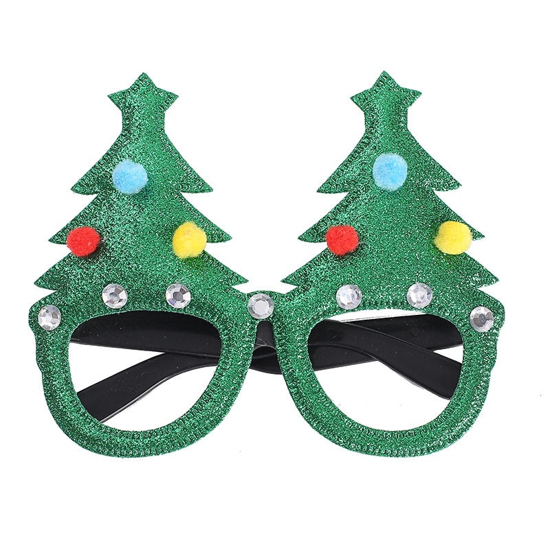 Festive Santa Claus Glasses Hairband for Christmas Halloween Valentine's Day Party|Accessories & Party Supplies
