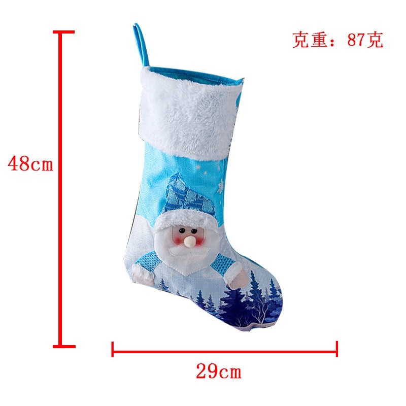 Christmas Knitted Gift Socks Christmas Tree Pendant Holiday Stockings Festive Christmas Decorations | Christmas Decorations & Stockings