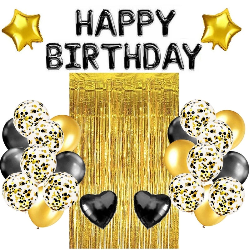 Birthday Sweet Letter Star Balloons Aluminum Foil Party Decoration Indoor Outdoor | Party Supplies Balloons