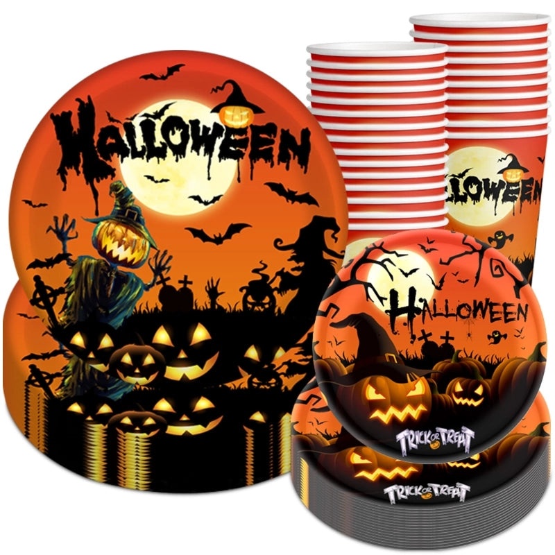 Halloween Cartoon Pumpkin Letter Paper Decorative Props for Holiday Home|Home Decor Accessories