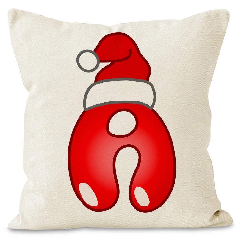 Nordic Christmas Pillow Covers Cute Modern Santa Hat Linen Polyester Sofa Cushion Cases|Home Decor Pillows