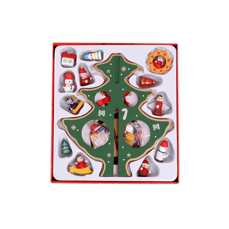 Minimalist Wooden Christmas Tree Decorative Ornament for Holiday Home Decor|Holiday Decorations