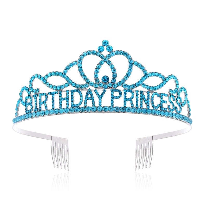 Birthday Princess Crown Jewelry Alloy Birthday Accessories|Jewelry & Accessories