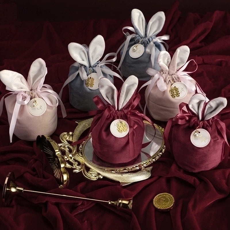 Velvet Rabbit Wedding Favor Bag 1pc | Wedding Accessories Gift Bags