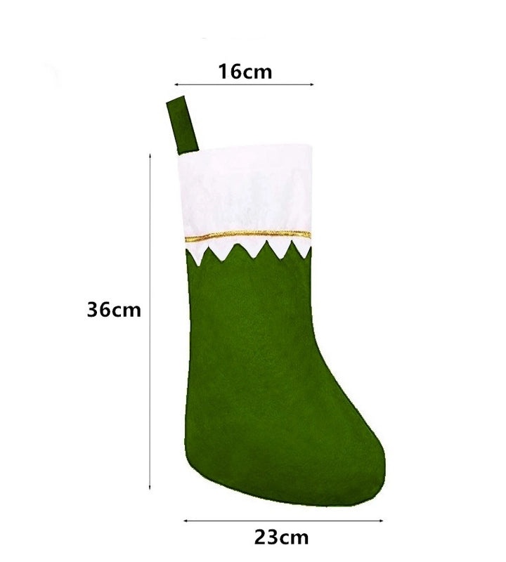 Minimalist Christmas Sock Nonwoven Decorative Prop for Daily Use|Home Decor & Seasonal Decorations