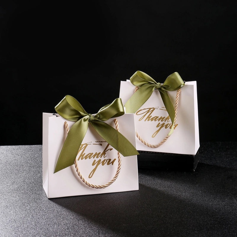 Elegant Wedding Gift Bags with Letter Bow Knot Design | Party Supplies & Gift Wrapping