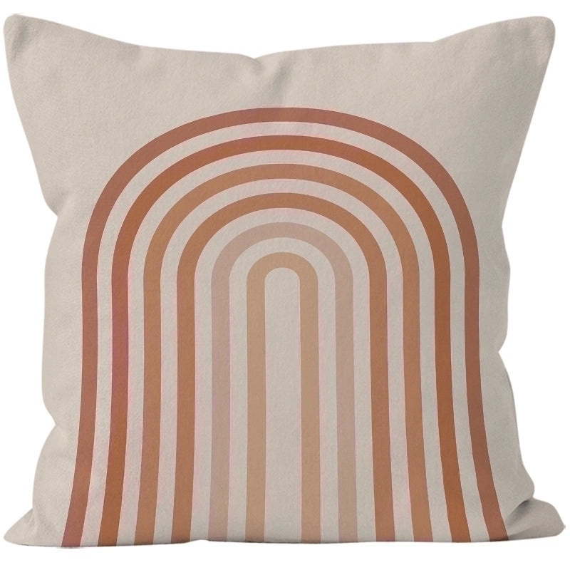 Preppy Minimalist Velvet Pillow Cases Color Block Super Short Design|Home Decor Pillows