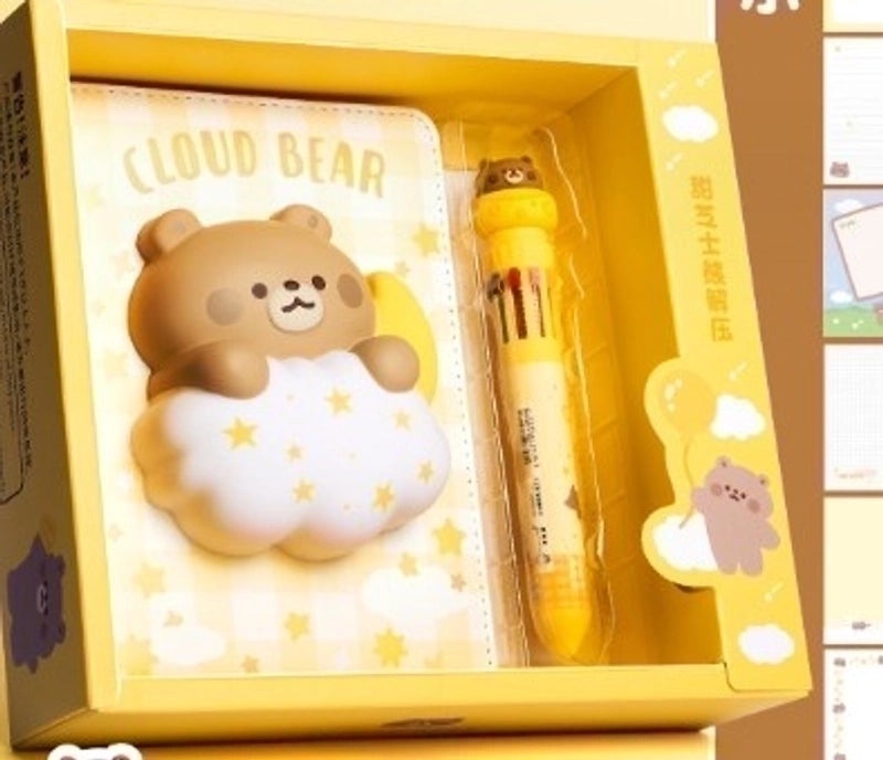 Cute Cartoon School Notebook Set for Kids | Stationery & School Supplies