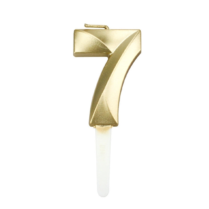 Minimalist Classic Number Candle Decorative Festival Props|Home Decor & Seasonal Accessories