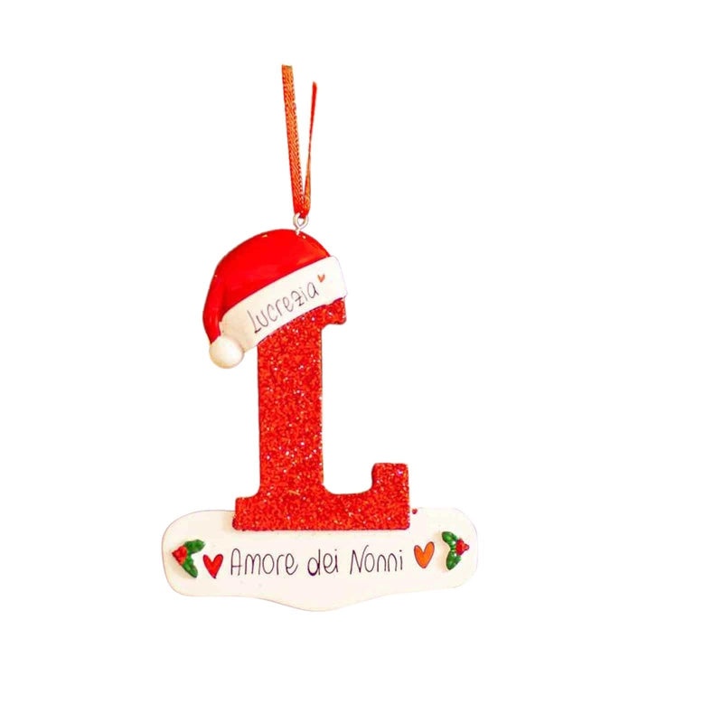 26 English Letters Car Pendant Christmas Tree Ornament for Home Decoration|Car Accessories