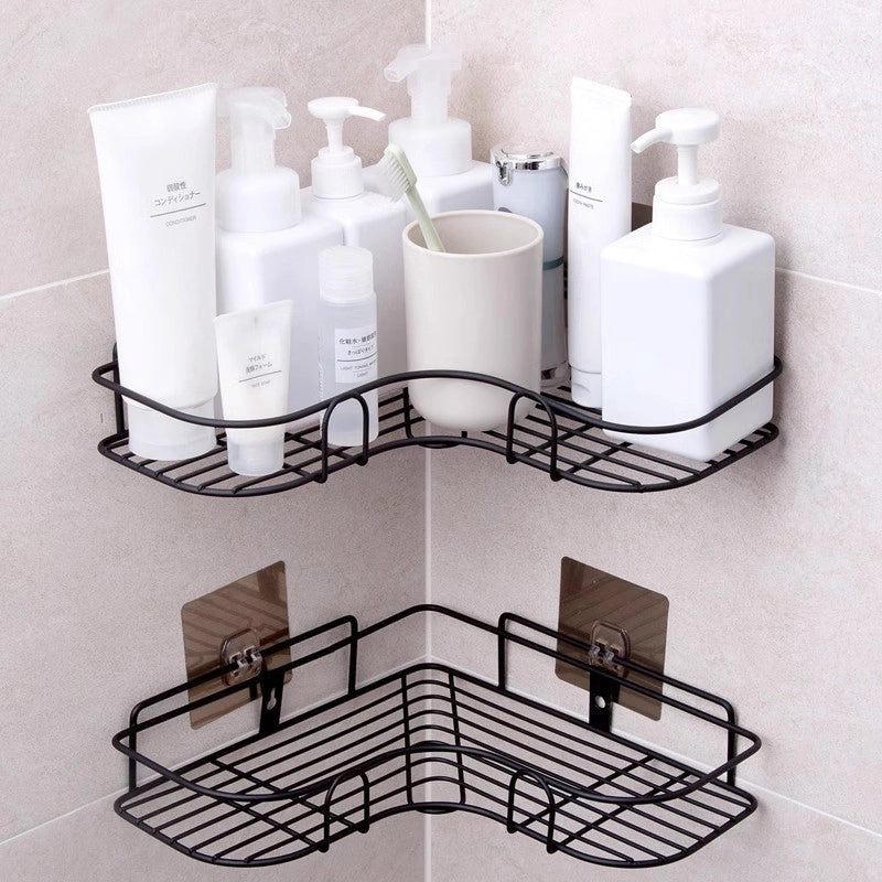 Durable Solid Color Iron Storage Rack for Casual Vacation Use|Home Organization & Storage