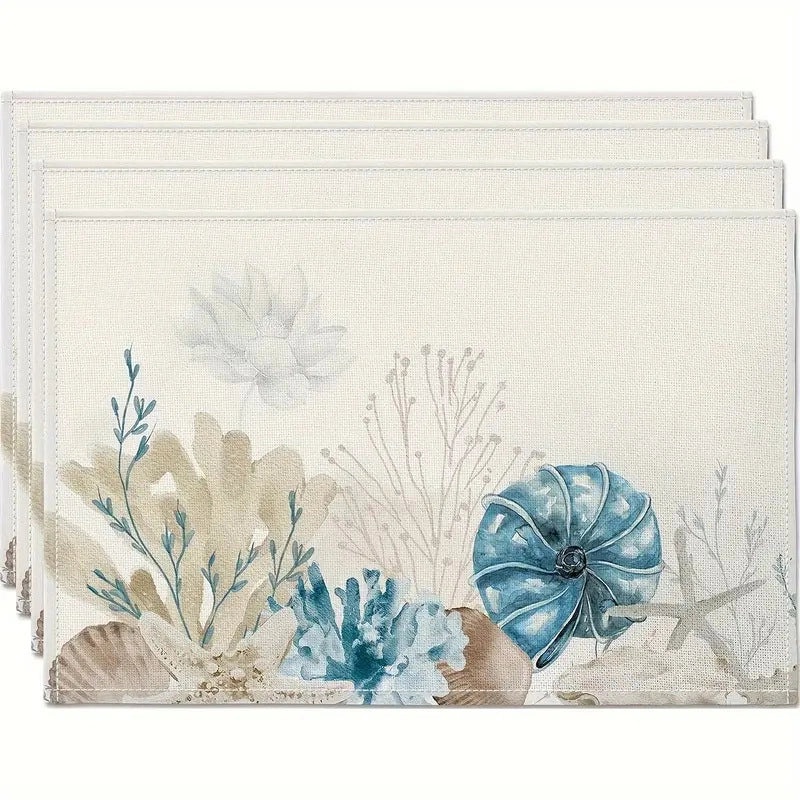 Nautical Starfish Linen Decor Coastal Ocean Theme|Home Decor & Accessories