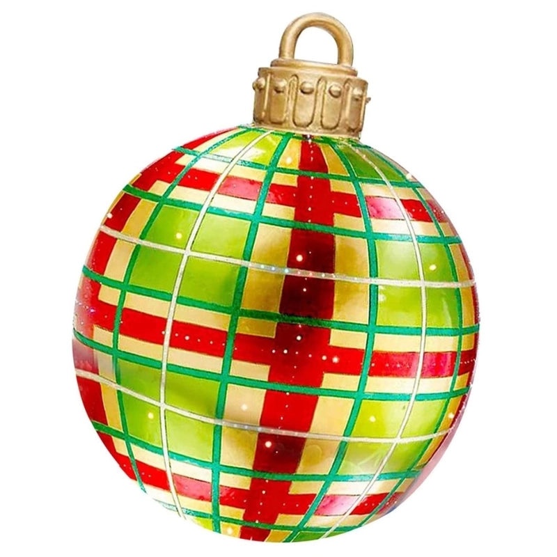 Vintage Christmas Striped PVC Balloons for Indoor and Outdoor Decoration | Holiday Decor