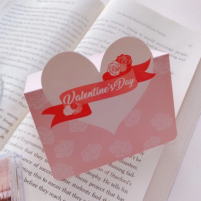 200 Valentine’s Day Heart-Shaped Paper Greeting Cards for Invitations | Party Supplies
