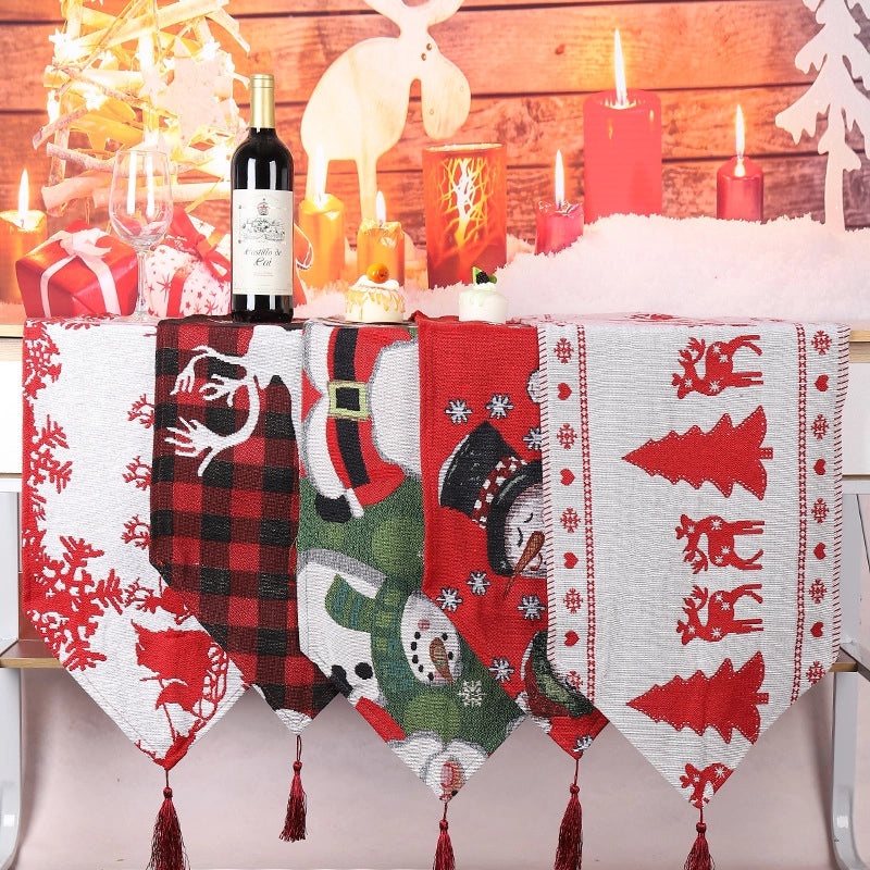 Holiday Reindeer Decorative Banquet Tablecloth|Home Decor Table Linens