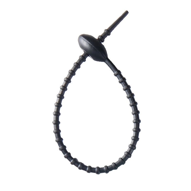 210mm Silicone Tadpole Cable Tie Organizer Keychain Pendant for DIY Jewelry Bags Lanyards|Accessories & Organizers