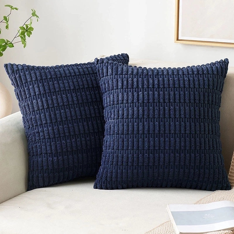 Corduroy Pillow Covers for Casual Vacation Decor | Home Textiles & Bedding