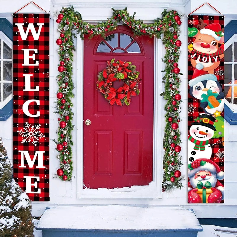 Christmas Santa Claus and Snowman Hanging Ornaments for Holiday Decor|Holiday & Festival Decorations