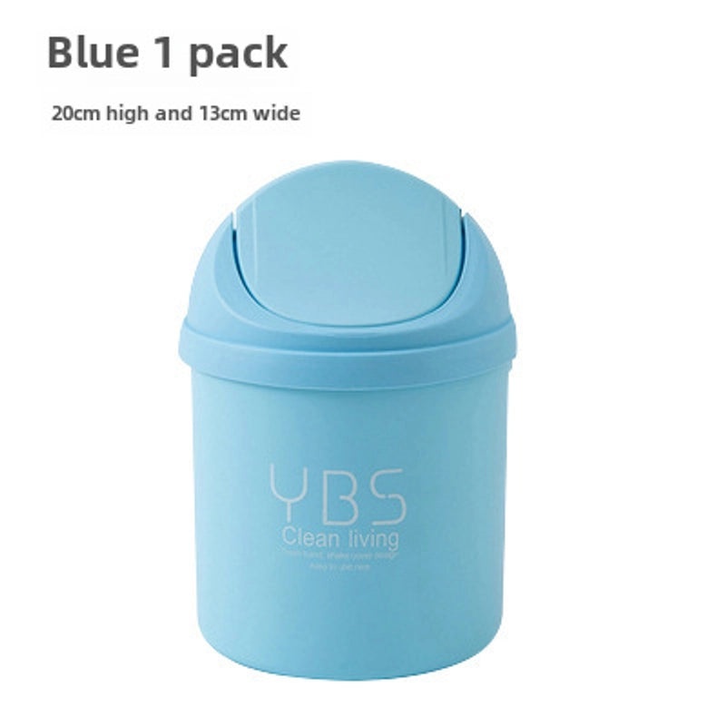 Mini Desktop Trash Can with Lid Cute Small Household Waste Bin Creative Coffee Table Trash Container|Home & Kitchen Storage