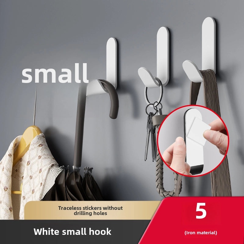 Strong Adhesive Hook Punch-Free Wall Mount Seamless Hanging Hook for Bathroom Kitchen Door | Home Storage & Organization