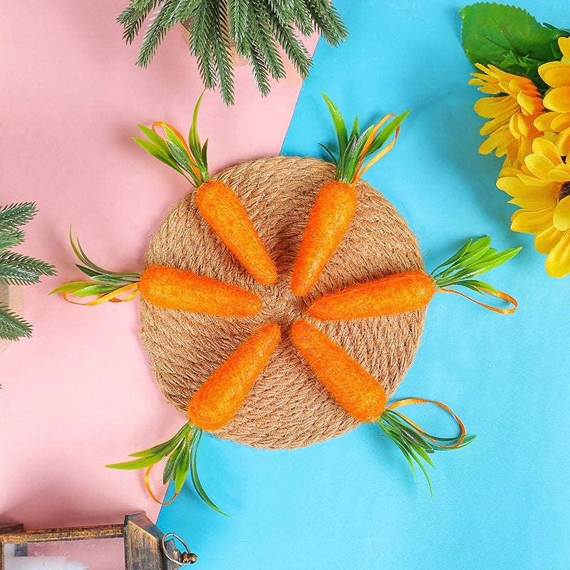 2024 New Easter Carrot Decorations Large and Small Sizes for Living Room Sofa Display|Home Decor Easter Decorations