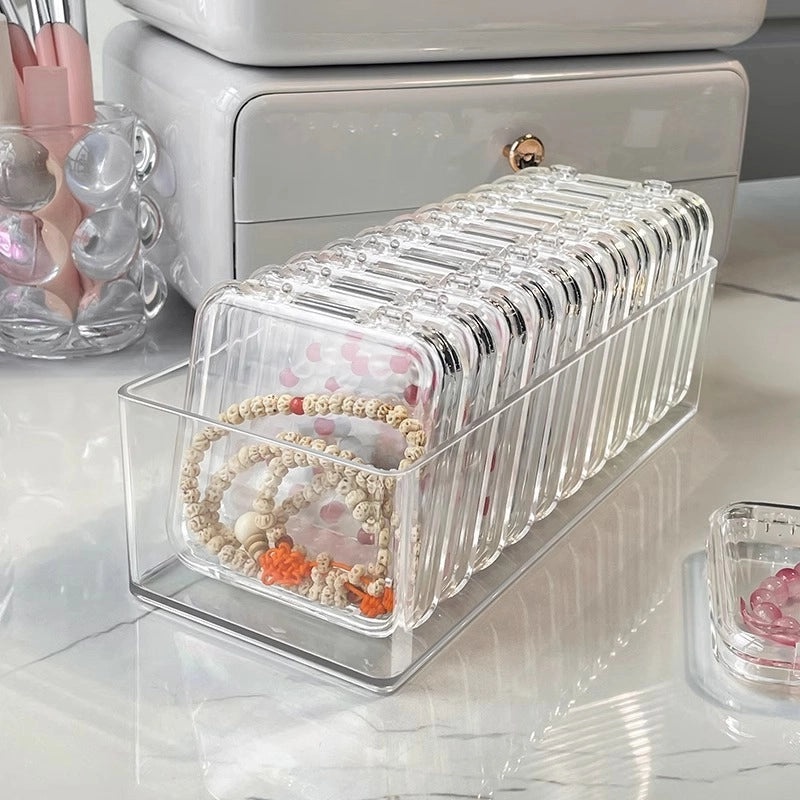 Transparent Acrylic Jewelry Storage Box | Jewelry Organizer & Display