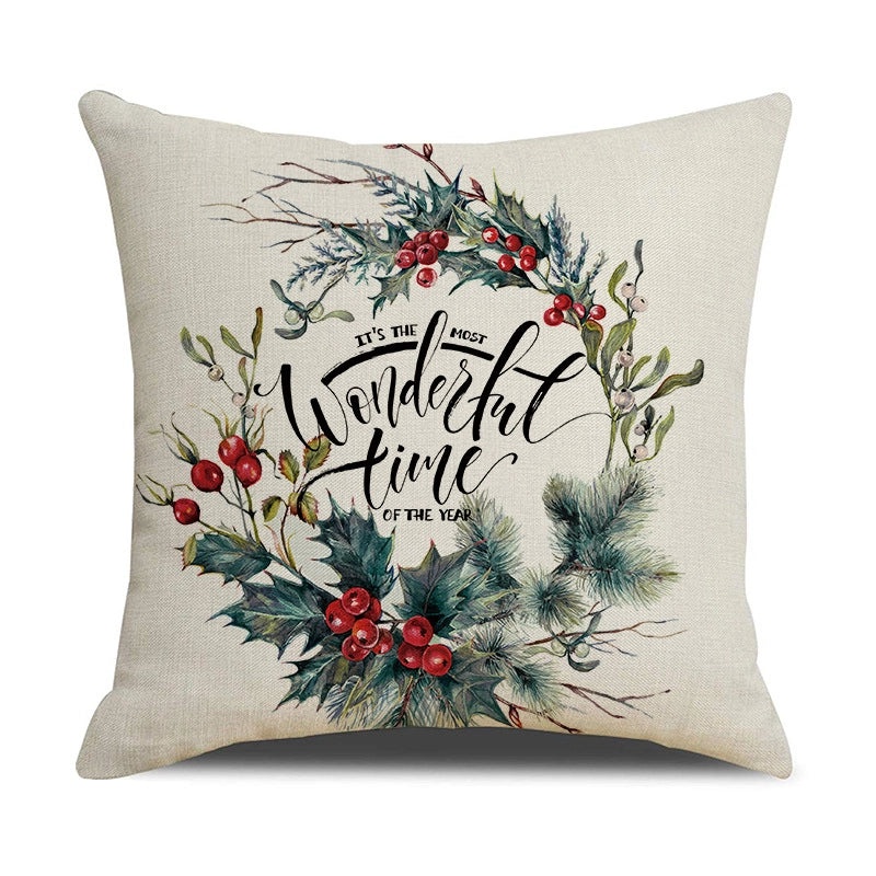 Stylish Elk Print Polyester Pillow Covers | Home Decor Pillows