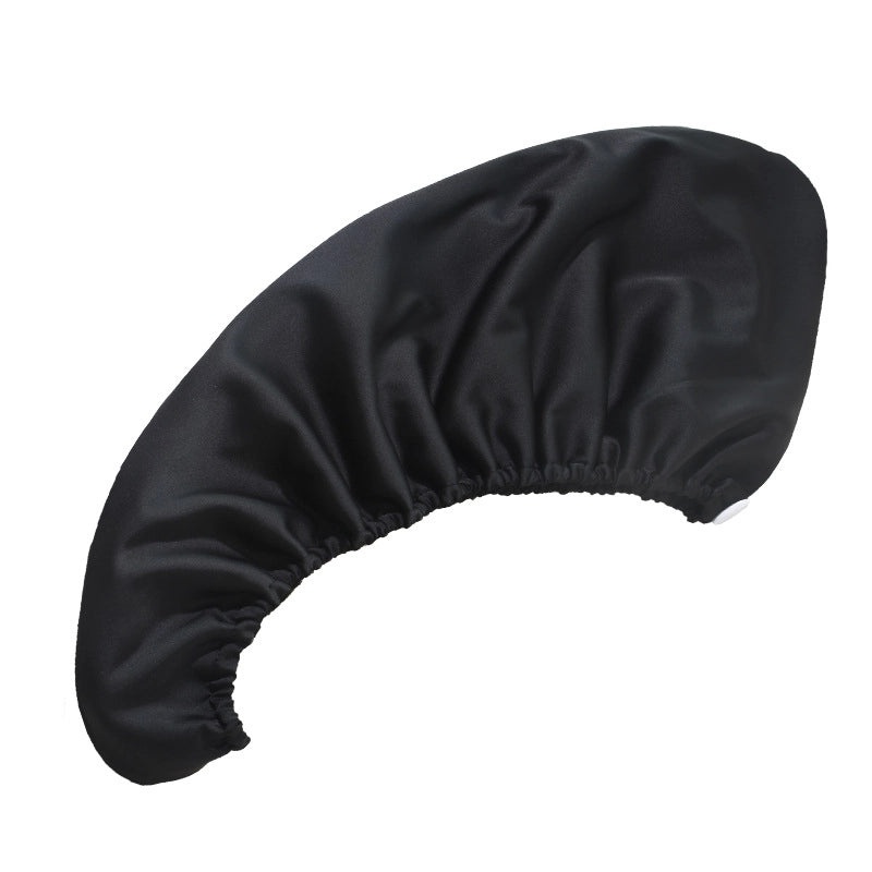 Solid Color Soft Faux Silk Hair Drying Cap for Everyday Use|Hair Care Accessories