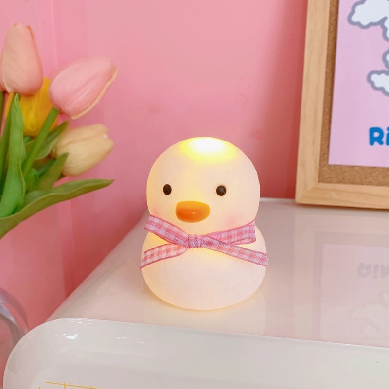 Adorable Bear, Pig, and Duck Vinyl Night Light for Indoor Use | Home Decor Lighting