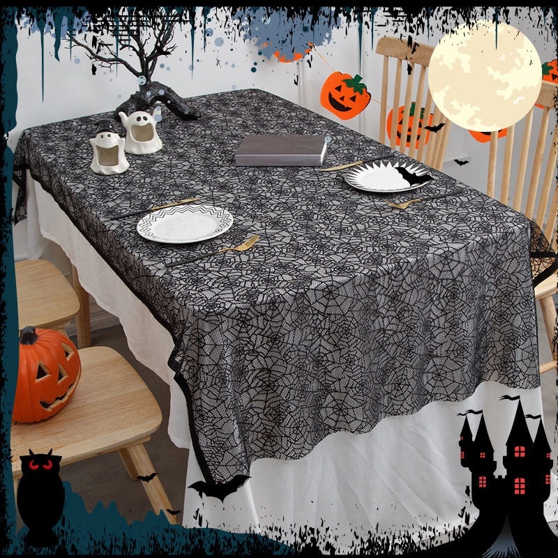 Halloween Simple Solid Color Polyester Tablecloth|Home Decor Table Linens