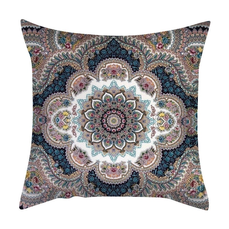 Bohemian Geometric Peach Skin Cushion Covers|Home Decor Pillows