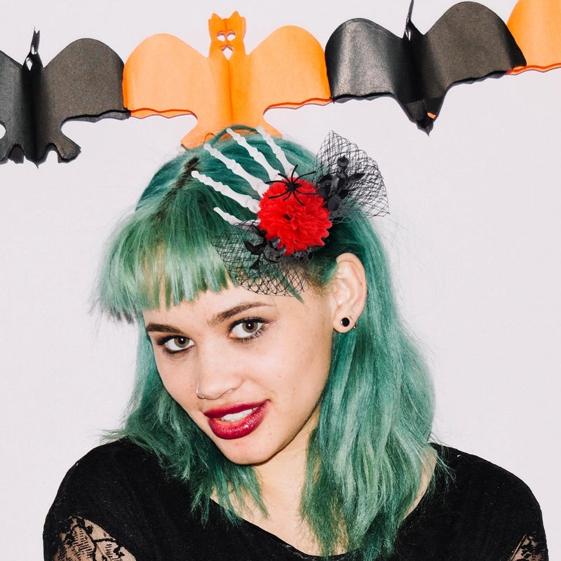 Halloween Spider Flower Hairpin Funny Hip-Hop Plastic Polyester Party Accessory|Hair Accessories