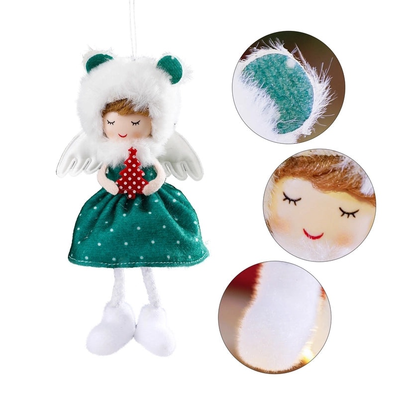Cute Christmas Tree Hanging Ornaments for Home Indoor Decoration Festive Cartoon Style|Holiday Decorations