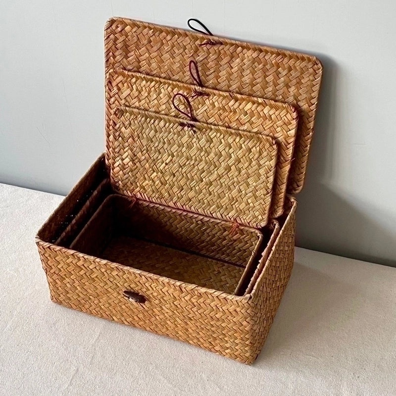 Rustic Solid Wood Storage Box for Home Organization|Home Storage & Organization