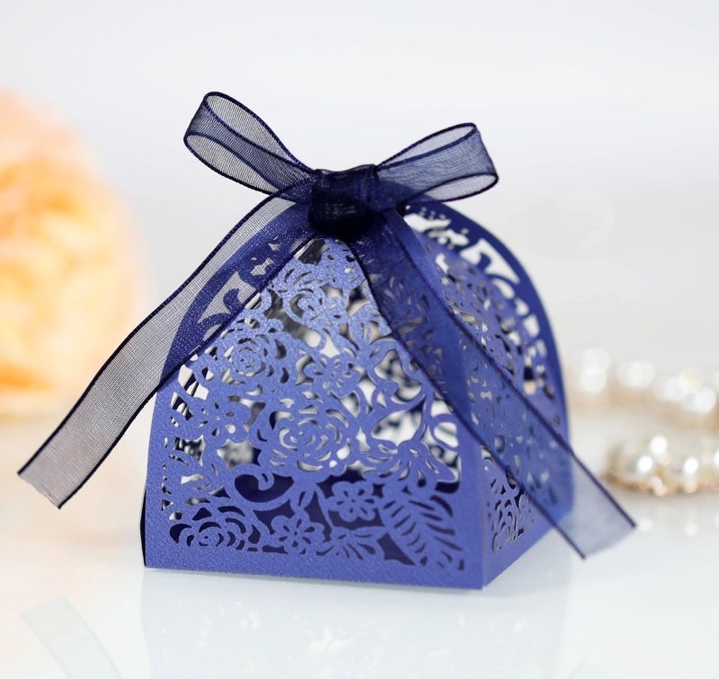 Romantic Floral Paper Gift Bags for Valentine's Day Wedding Banquet | Wedding Accessories