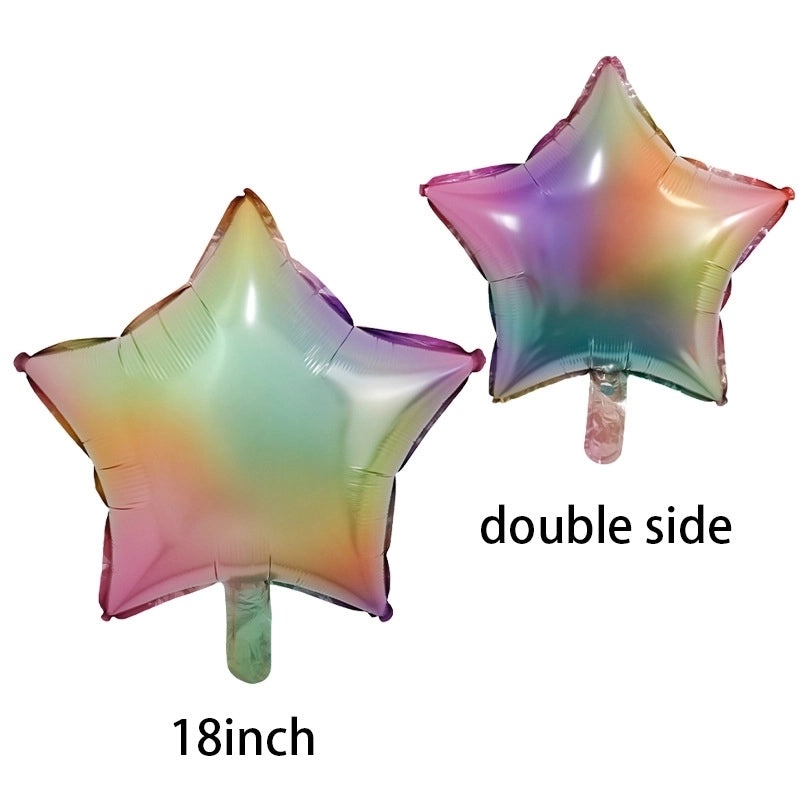 Birthday Star and Heart Shaped Aluminum Foil Balloons for Party Decorations|Party Supplies Balloons